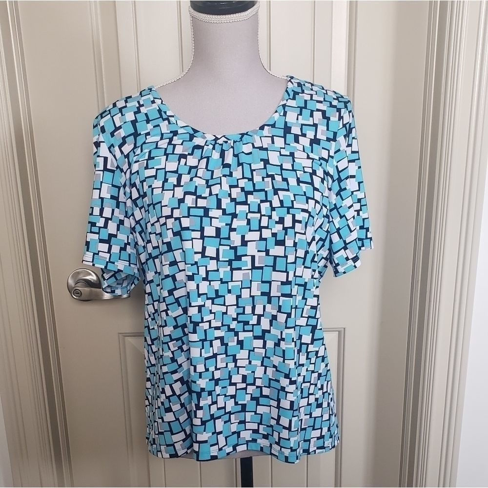 🔥Hot🔥 Geopattern blue top
